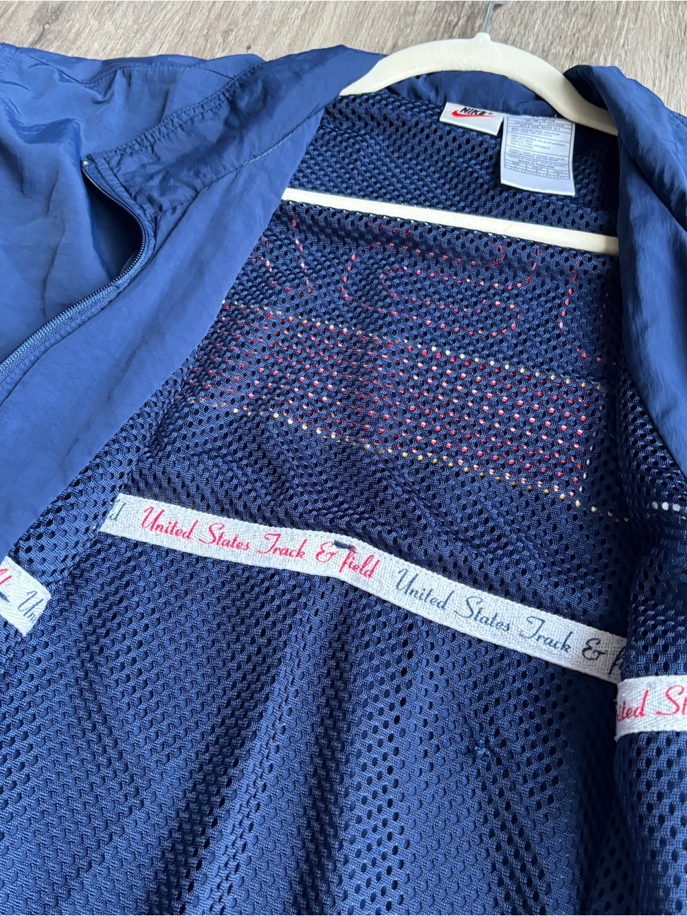 Vintage 1996 Olympics Nike USA United States Track & Field Jacket Mens Large - Picture 4 of 10